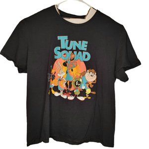 Space Jam 2 T Shirt, Tune Squad, Lebron James, Mens Sz 3XL Black Looney Tunes